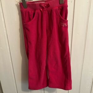 Oshkosh 24m pink fleece pants